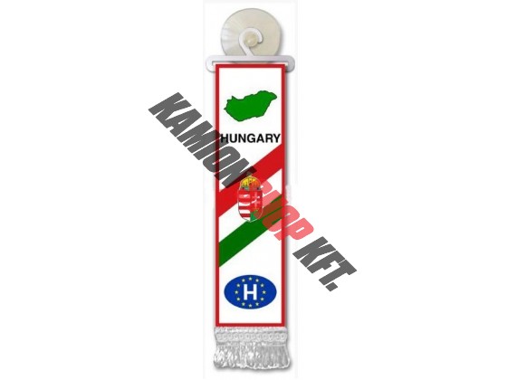 MINIZÁSZLÓ HUNGARY (Festett)