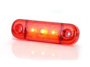 Helyzetjelző piros LED W97.1 (3 led) 12-24V
