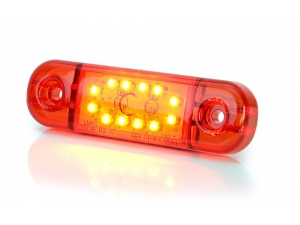 Helyzetjelző piros LED W97.3 (12 led) 12-24V