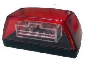 Rendszám megvilágító LED (piros)