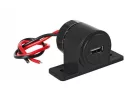 SZIVARGYÚJTÓ ALJZAT HELYÉRE BEÉPÍTHETŐ/ KÜLSŐLEG IS SZERELHETŐ USB ALJZAT 12/24V 5V MAX:2,1A