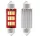 LED szofita izzó 12/24V fehér 2db (39mm)