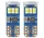 LED T10 izzó 12/24V fehér 2db