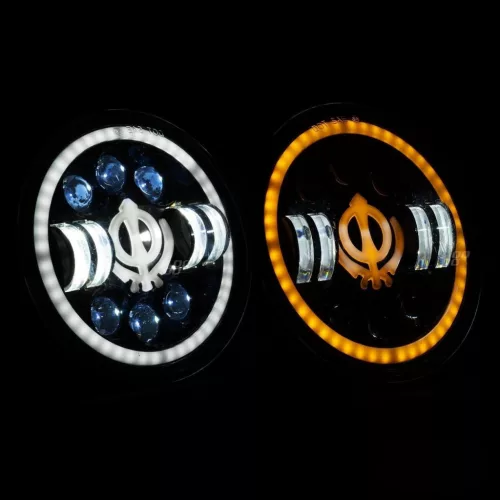 LED reflektor+ helyzetjelző GHOST spirit dekorral