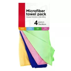 Mikroszálas törlőkendő 4db (30x30)
