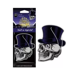 Légfrissítő - Aroma Car MUERTOS Skull in Hat Black Oud