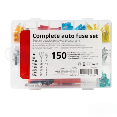 Biztosíték készlet 150 db-os