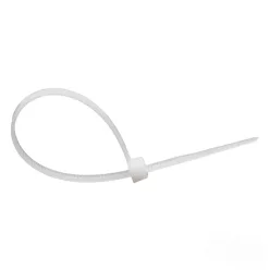   100 darabos műanyag, fehér kábelkötegelő készlet (3.6×300mm)