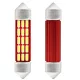 LED izzó CANBUS C5W/C10W 41mm 12/24V fehér (2db)