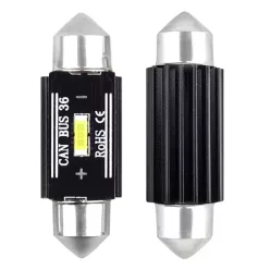 LED izzó CANBUS C5W/C10W 36mm 12/24V fehér (2db)