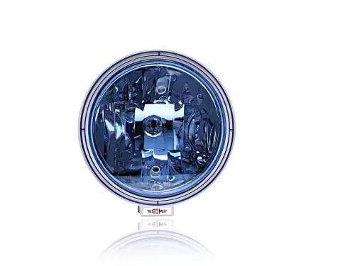 TÁVFÉNYSZÓRÓ KEREK  220mm KÉK+HELYZETJELZŐ