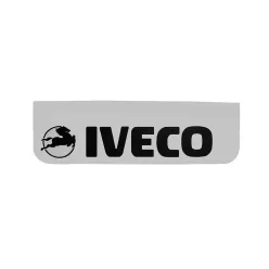 SÁRFOGÓ GUMI FELIRATOS+LOGÓ IVECO-hoz ELSŐ 18x60 FEHÉR