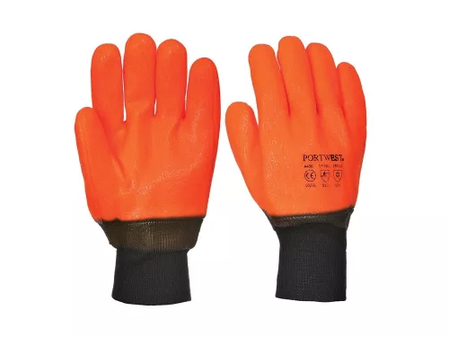 MUNKAKESZTYŰ JÓLLÁTHATÓSÁGI MÁRTOTT CSUKLÓIG, VASTAG THERMAL NARANCSSÁRGA 10-ES MÉRET PORTWEST