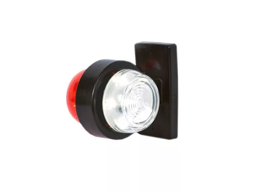 GUMILÁMPA LEDES 12-24V RÖVID EGYENES 2X6 LED BAL/JOBB