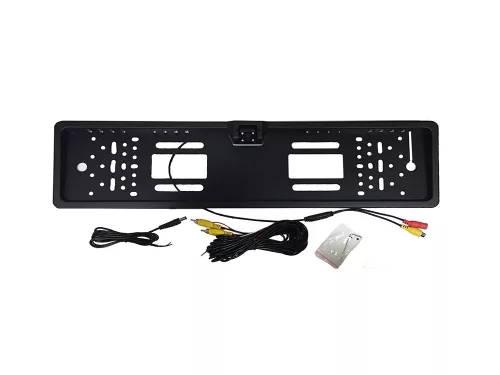 TÜKÖR LCD MONITORHOZ 12V KAMERA RENDSZÁMTÁBLA TARTÓBAN 12V