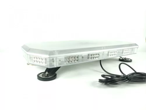 VILLOGÓLÁMPA 12/24V FÉNYHÍD MÁGNESES 15 FUNKCIÓS 600X300X120MM KRISTÁLY