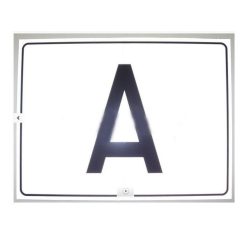   HULLADÉKSZÁLLÍTÓ TÁBLA "A" 300X400 FÉNYVISSZAVERŐ MÁGNESES