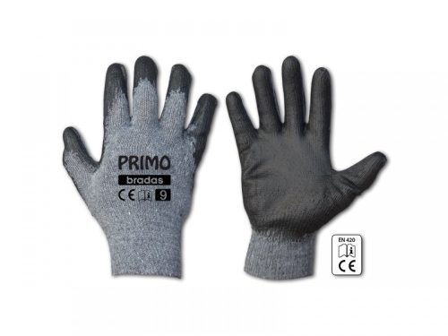 MUNKAKESZTYŰ JÓLLÁTHATÓSÁGI MÁRTOTT LATEX SZÜRKE 9-ES MÉRET