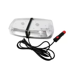 VILLOGÓLÁMPA 12/24V FÉNYHÍD MÁGNESES 72LED 315X165X70MM