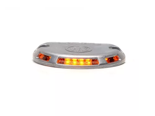 EMELŐHÁTFAL VILLOGÓLÁMPA LED KÖR RELÉVEL 12/24V