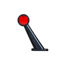 GUMILÁMPA LEDES 12-24V KAROS HOSSZÚ FERDE 2X9LED JOBB