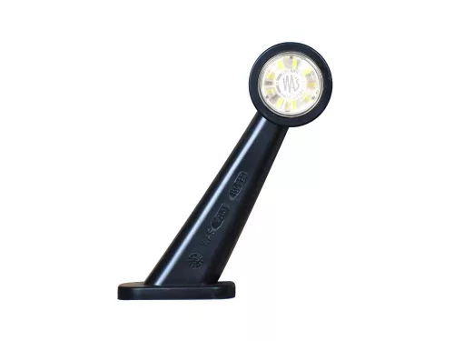 GUMILÁMPA LEDES 12-24V KAROS HOSSZÚ FERDE 2X9LED JOBB