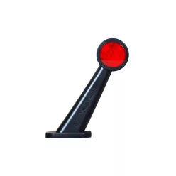 GUMILÁMPA LEDES 12-24V KAROS HOSSZÚ FERDE 2X9LED BAL