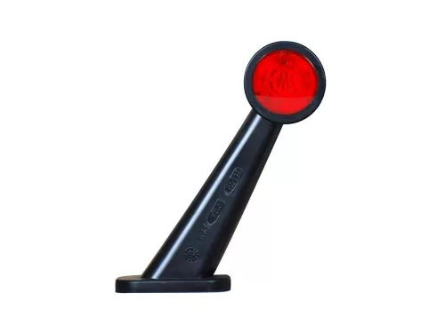 GUMILÁMPA LEDES 12-24V KAROS HOSSZÚ FERDE 2X9LED BAL