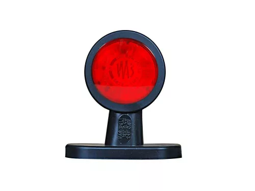 GUMILÁMPA LEDES 12-24V KÖZÉP EGYENES 2X9LED