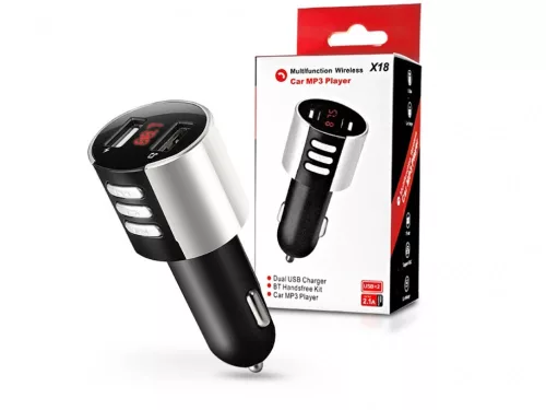 SZIVARGYÚJTÓ ÁTALAKÍTÓ USB-RE 12/24V+DIGITÁLIS VOLTMÉRŐ