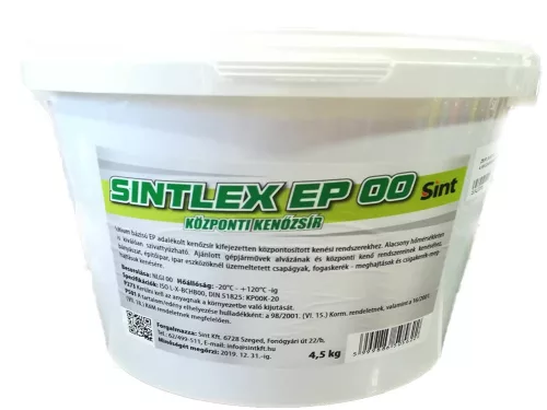 ZSÍR SINTEX EP 00 4.5KG(NYEREGZSÍR)