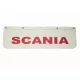 SÁRFOGÓ GUMI FELIRATOS DOMBORNYOMOTT LOGO SCANIA-HOZ FEHÉR 18X60