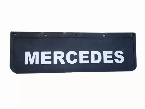 SÁRFOGÓ GUMI FELIRATOS DOMBORNYOMOTT LOGO MERCEDES-HEZ FEKETE 18X60