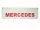 SÁRFOGÓ GUMI FELIRATOS DOMBORNYOMOTT LOGO MERCEDES-HEZ FEHÉR 18X60