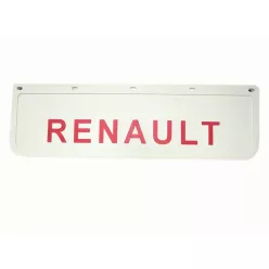   SÁRFOGÓ GUMI FELIRATOS DOMBORNYOMOTT LOGO RENAULT-HOZ FEHÉR 18X60