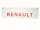 SÁRFOGÓ GUMI FELIRATOS DOMBORNYOMOTT LOGO RENAULT-HOZ FEHÉR 18X60