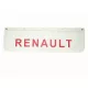 SÁRFOGÓ GUMI FELIRATOS DOMBORNYOMOTT LOGO RENAULT-HOZ FEHÉR 18X60