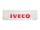 SÁRFOGÓ GUMI FELIRATOS DOMBORNYOMOTT LOGO IVECO-HOZ FEHÉR 18X60