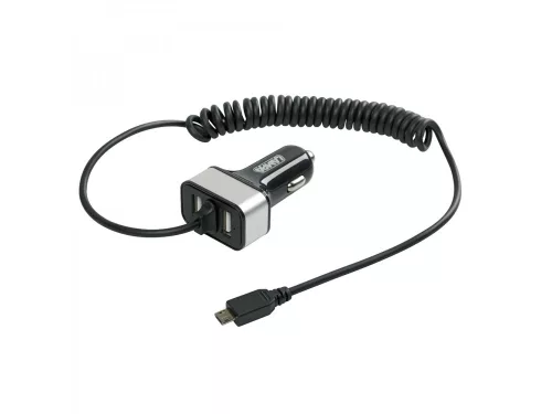 SZIVARGYÚJTÓS TELEFONTÖLTŐ+2DB USB 12/24V 2400ma