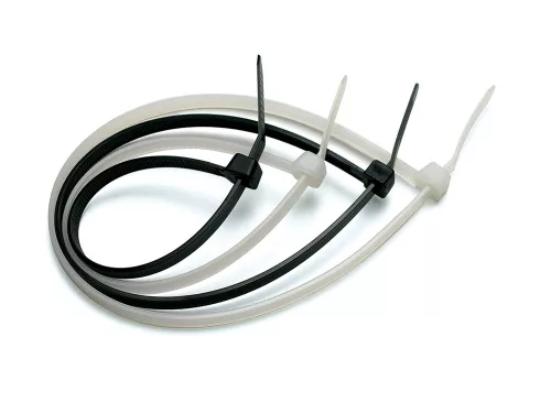 KÁBELKÖTEGELŐ 292x3,6mm FEHÉR/FEKETE