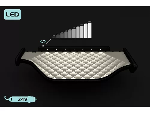 DAF MŰSZERFALASZTAL (KÖZÉP) XF EURO 6 LED VILÁGÍTÁSSAL