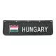 SÁRFOGÓ GUMI FELIRATOS DOMBORNYOMOTT HUNGARY FEKETE 18X60