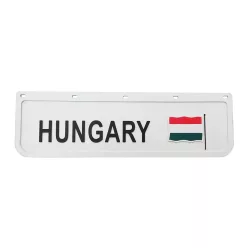 SÁRFOGÓ GUMI FELIRATOS DOMBORNYOMOTT HUNGARY FEHÉR 18X60