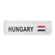 SÁRFOGÓ GUMI FELIRATOS DOMBORNYOMOTT HUNGARY FEHÉR 18X60
