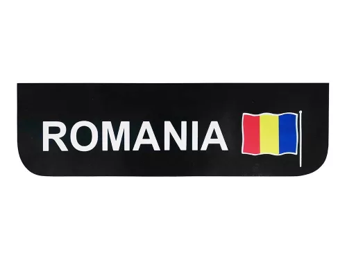 SÁRFOGÓ GUMI FELIRATOS+LOGÓ ROMANIA ELSŐ 18x60