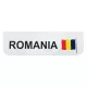 SÁRFOGÓ GUMI FELIRATOS+LOGÓ ROMANIA ELSŐ 18x60 FEHÉR