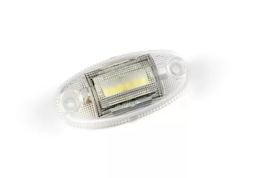 Helyzetjelző  fehér LED 12/36V