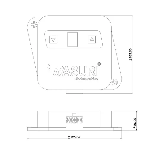 Vezérlőegység basuri kürthöz 12/24V 5.0, 24 dallam