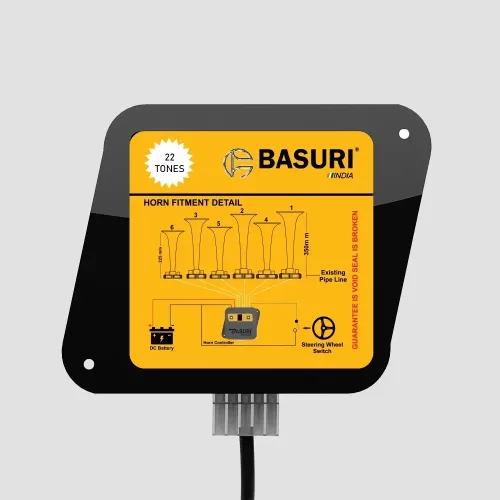 Vezérlőegység basuri kürthöz 12/24V 3.0, 20 dallam