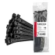 Kábelkötöző fekete  4,8x300 - 100 db